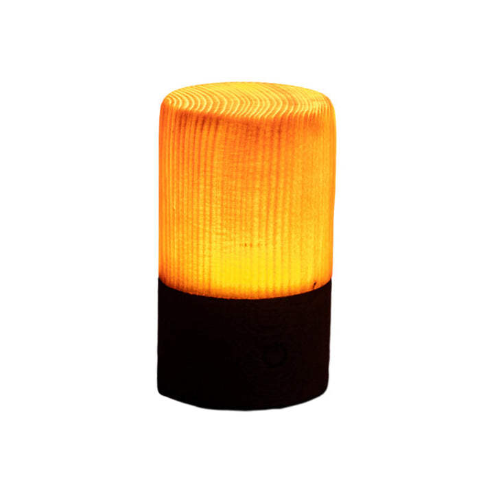Stylische LED Tischlampe - WoodGlow