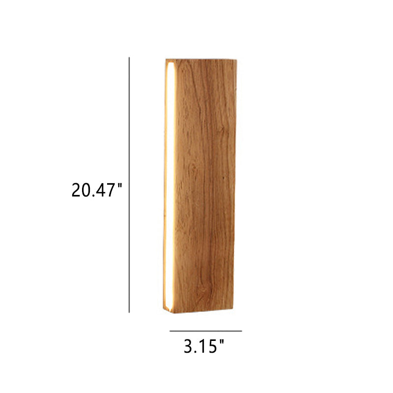 OakBeam | Minimale Massivholz-LED-Wandleuchte