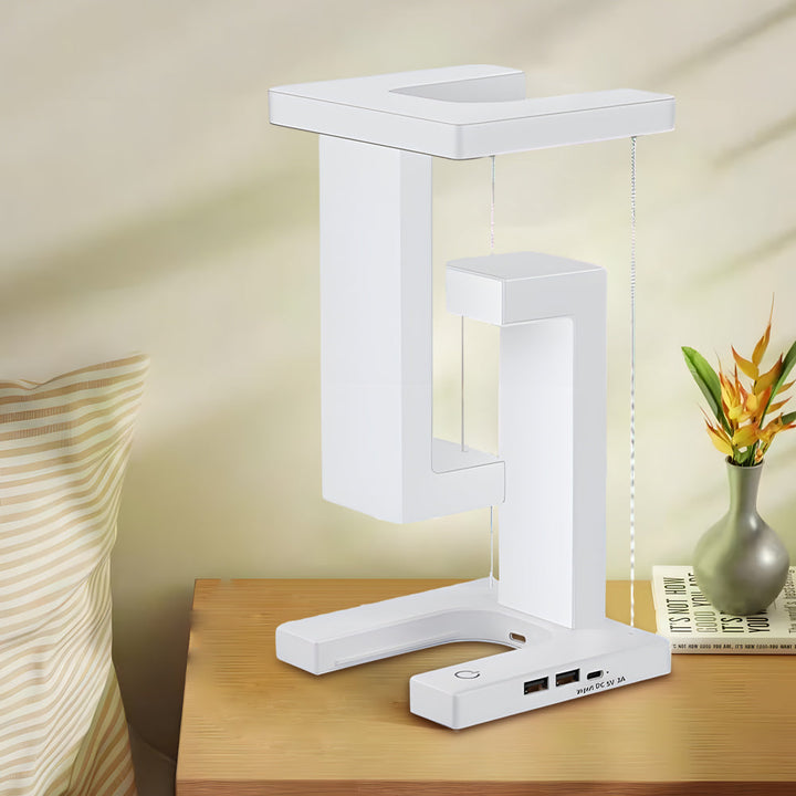 Futuristische Tischlampe mit schwebender Technologie