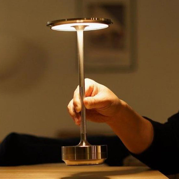 Aluminium wiederaufladbare Touch-Dimmer-Tischlampe