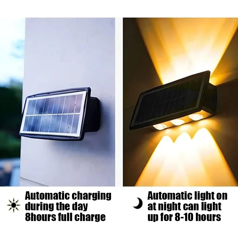 Solar Außenwandleuchte