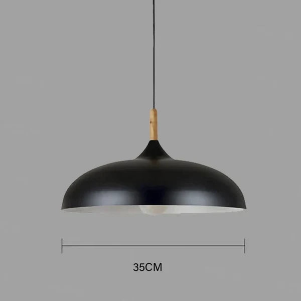 Deckenlampe aus skandinavischer Eiche - ScandiLuxe