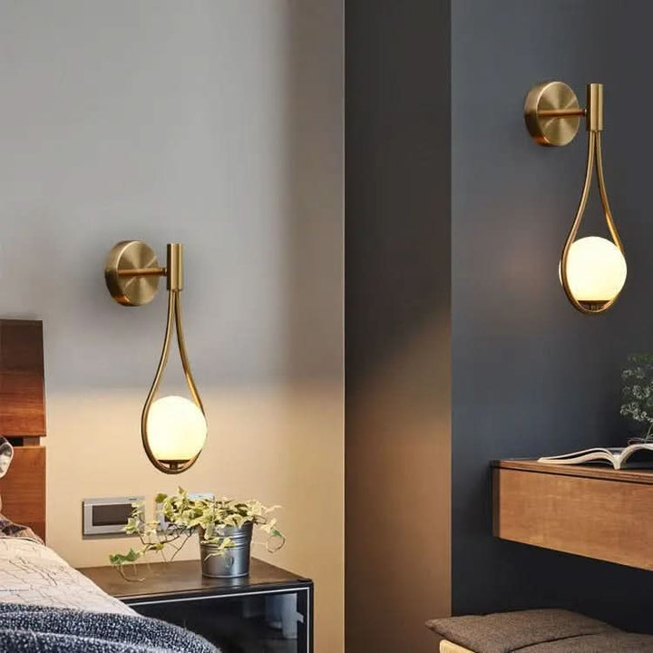 2er-Set Lampen im nordischen Stil aus hochwertigem Metall
