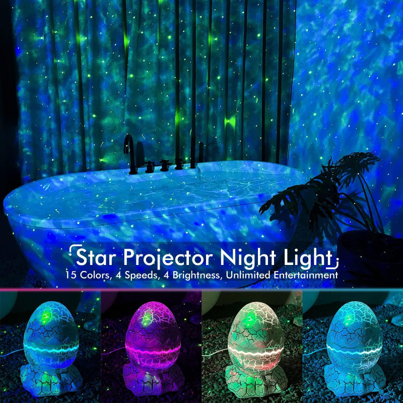 4 In 1 Stern- und Galaxie-Projektor mit Bluetooth-Lautsprecher