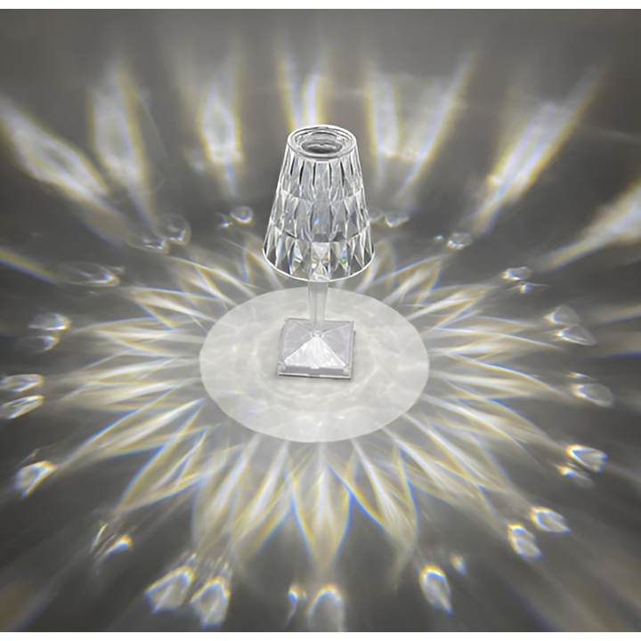 Diamond Glow - Wireless USB Crystal Shine Nachttischlampe