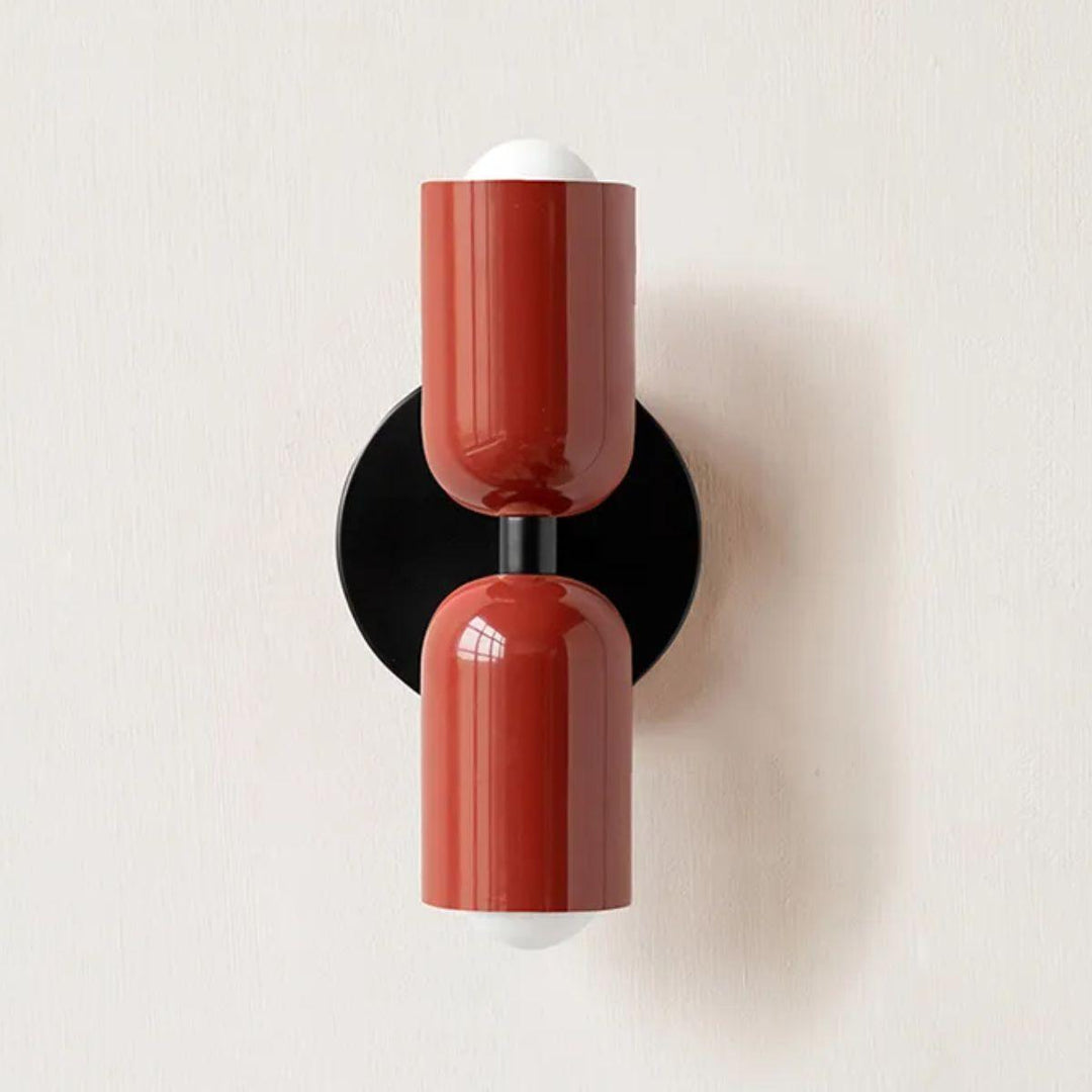 Wandleuchten Moderne Glas Doppelshade Lampe