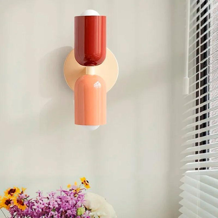 Wandleuchten Moderne Glas Doppelshade Lampe