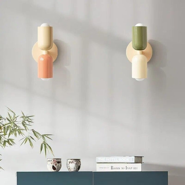 Wandleuchten Moderne Glas Doppelshade Lampe