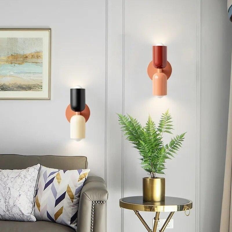 Wandleuchten Moderne Glas Doppelshade Lampe