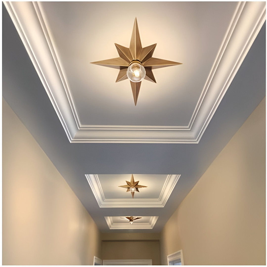 Moderne sternförmige Deckenlampe
