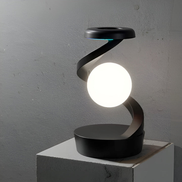 Rotierende schwebende Tischlampe | FloatLight