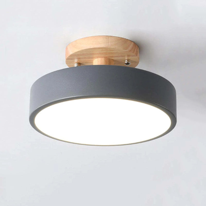 Stilvolle LED-Deckenlampe aus Holz und Acryl für Schlafzimmer, Esszimmer und Wohnzimmer