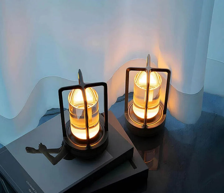 Wasserdichte und tragbare Kristall-Tischlampe - AuroraGlow