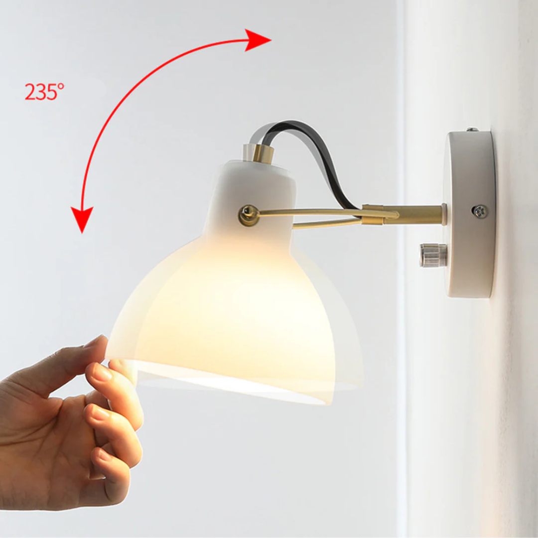 Stylische Wandleuchte für drinnen