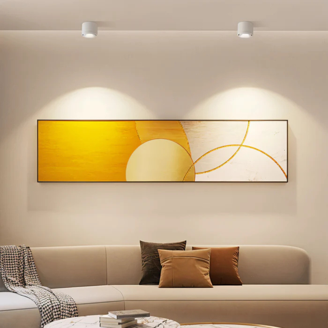 Minimalistische LED-Deckenlampe | 360° drehbares Design