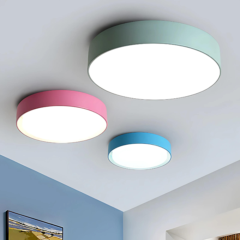Runde dimmbare LED-Deckenleuchte