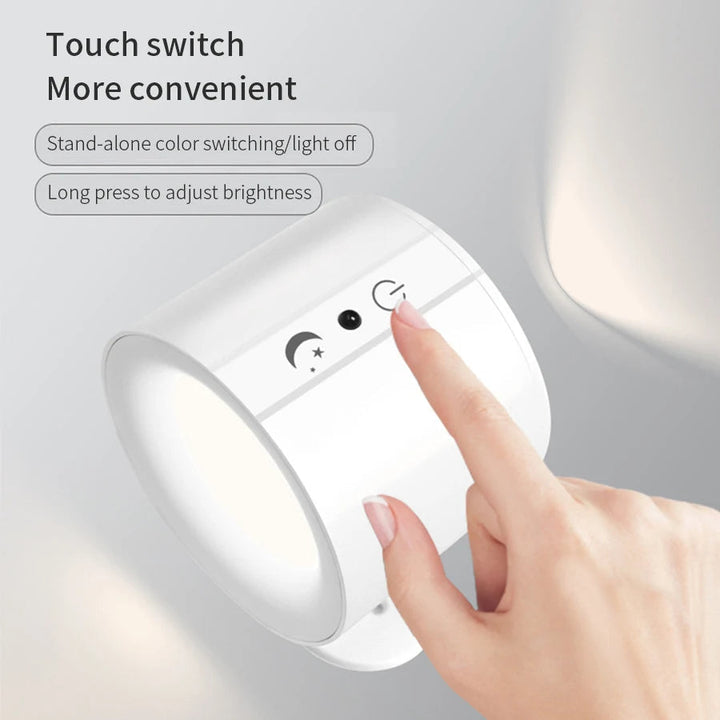 Magnetische LED-Wandleuchte mit dualem Licht