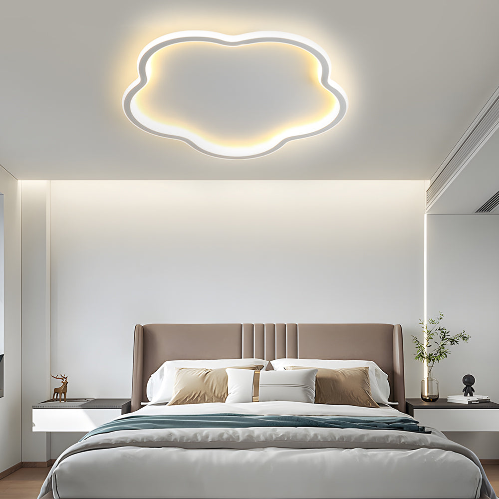 Nordische Deckenleuchte im Pentagramm-Design – Aluminium-Deckenlampe für das Schlafzimmer
