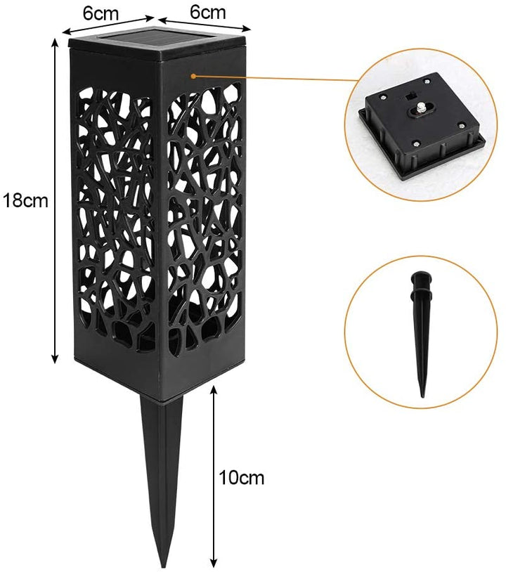 12X Solarleuchten LED Gehwegbeleuchtung Gartenbeleuchtung