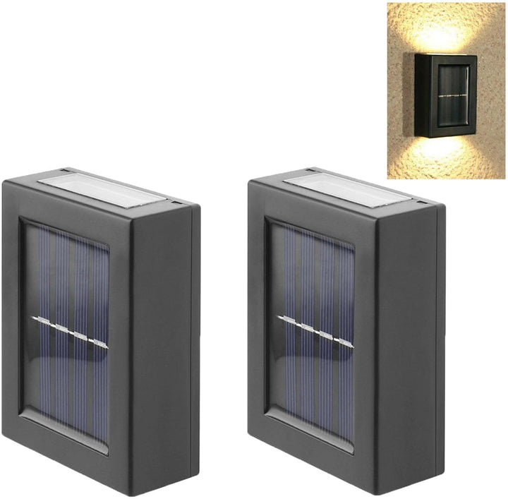 Solar Wandleuchten Außen Wasserdichte LED Lampe