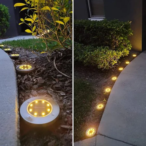 Solar-leuchtende Lichter | Kabellampe LED Gartenlampe