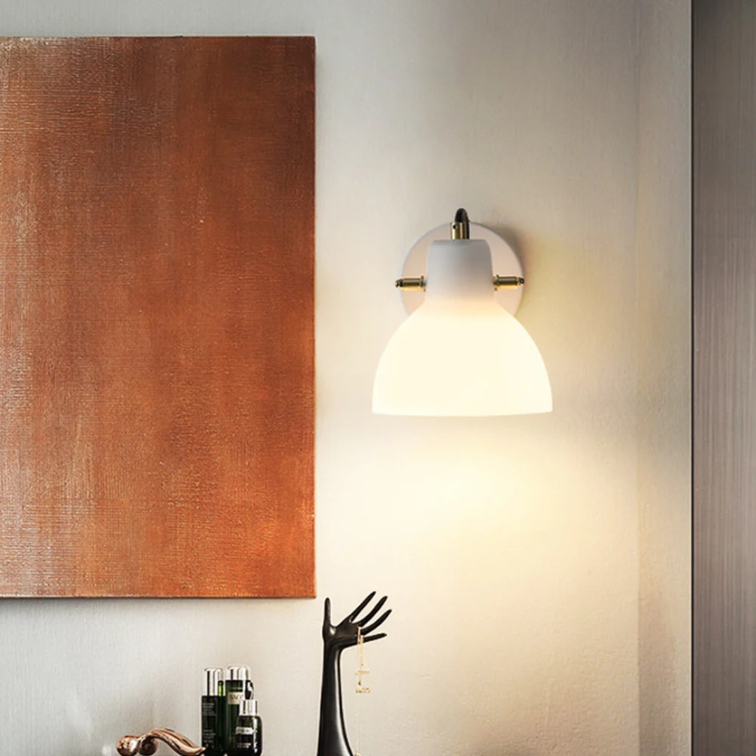 Stylische Wandleuchte für drinnen