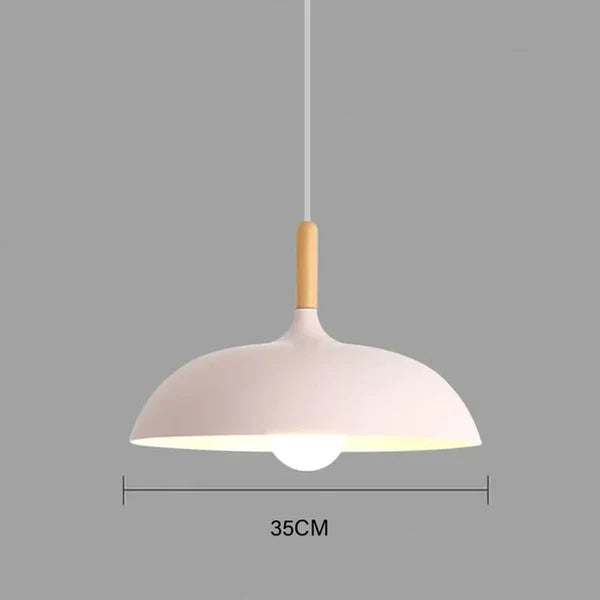 Deckenlampe aus skandinavischer Eiche - ScandiLuxe