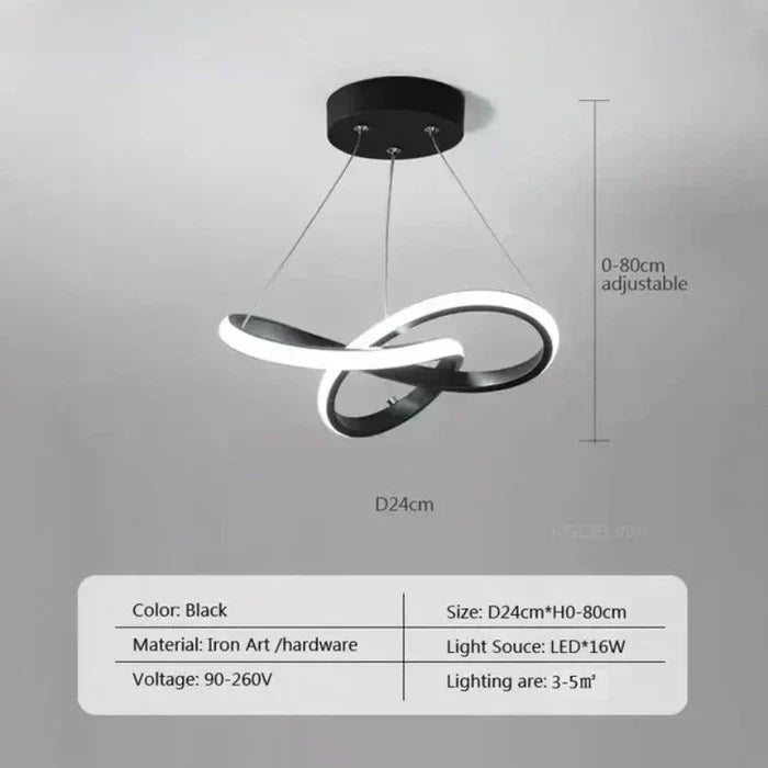 WaveGlow Deckenleuchte – Stilvolle LED Deckenbeleuchtung
