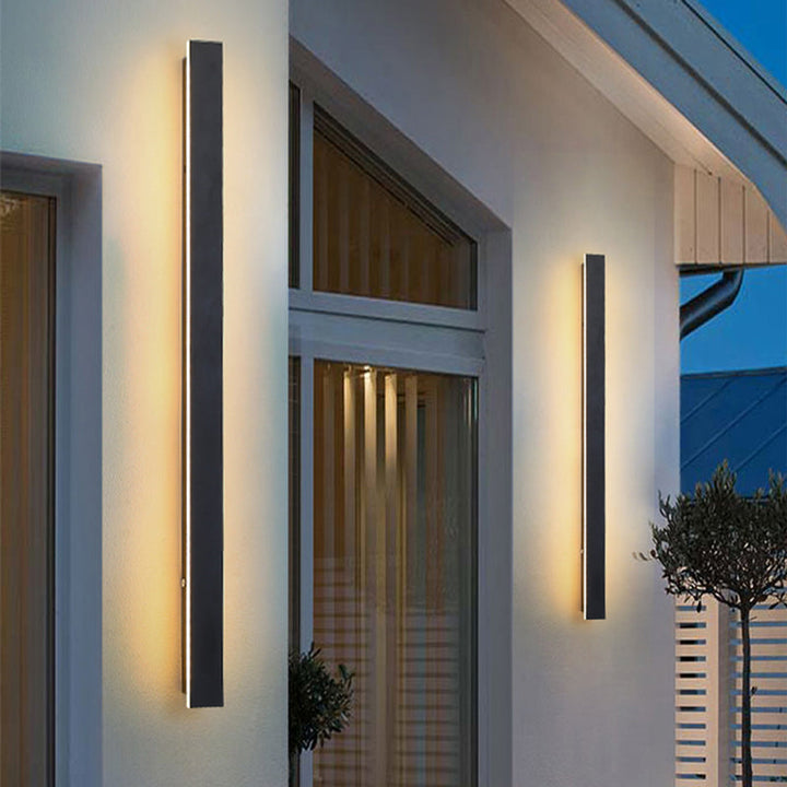 Zenith – Kompakte LED-Wandleuchten mit Bügelverschluss aus Metall für den Innen- und Außenbereich, modernes Design für Garten und Halle