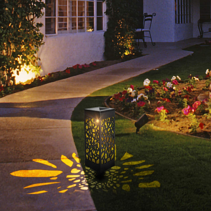 12X Solarleuchten LED Gehwegbeleuchtung Gartenbeleuchtung