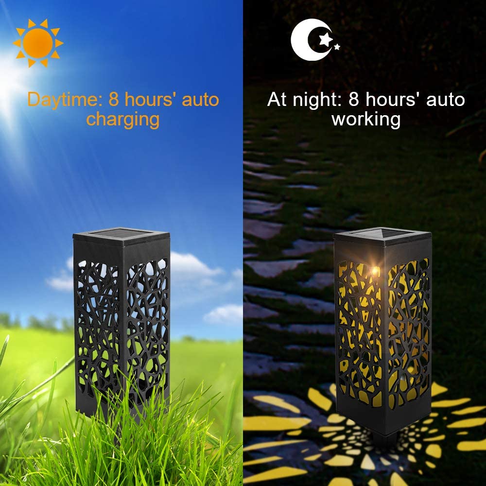 12X Solarleuchten LED Gehwegbeleuchtung Gartenbeleuchtung