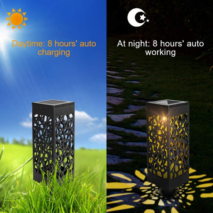 12X Solarleuchten LED Gehwegbeleuchtung Gartenbeleuchtung