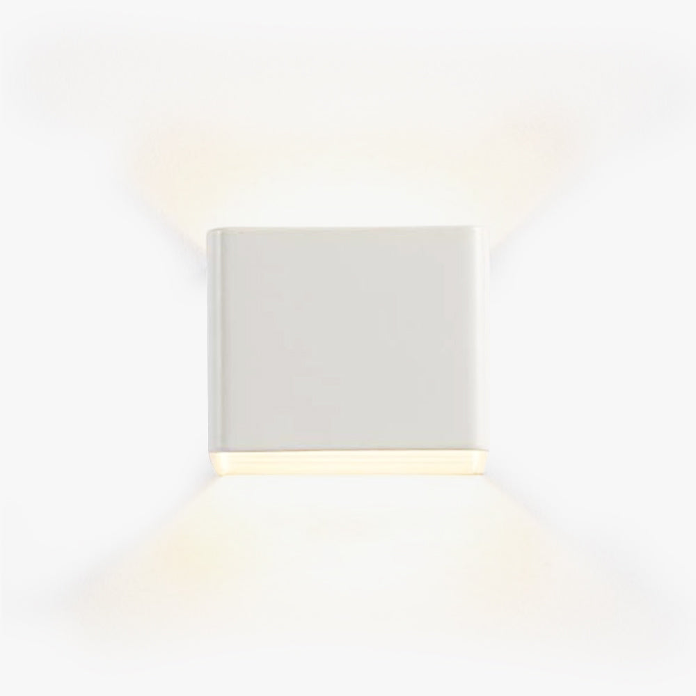 Moderne quadratische Wandlampe