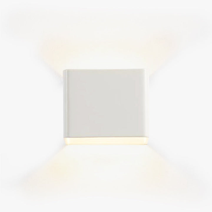 Moderne quadratische Wandlampe