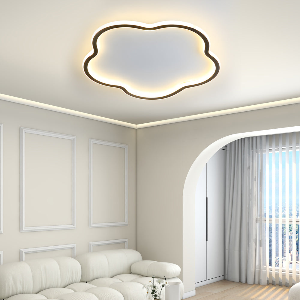 Nordische Deckenleuchte im Pentagramm-Design – Aluminium-Deckenlampe für das Schlafzimmer