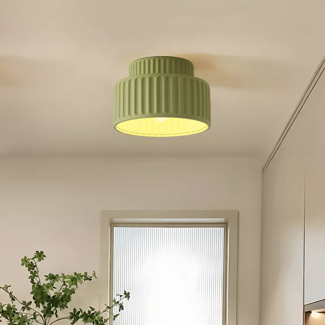 Moderne gerippte Deckenlampe