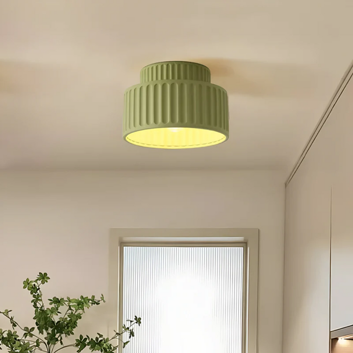 Moderne gerippte Deckenlampe