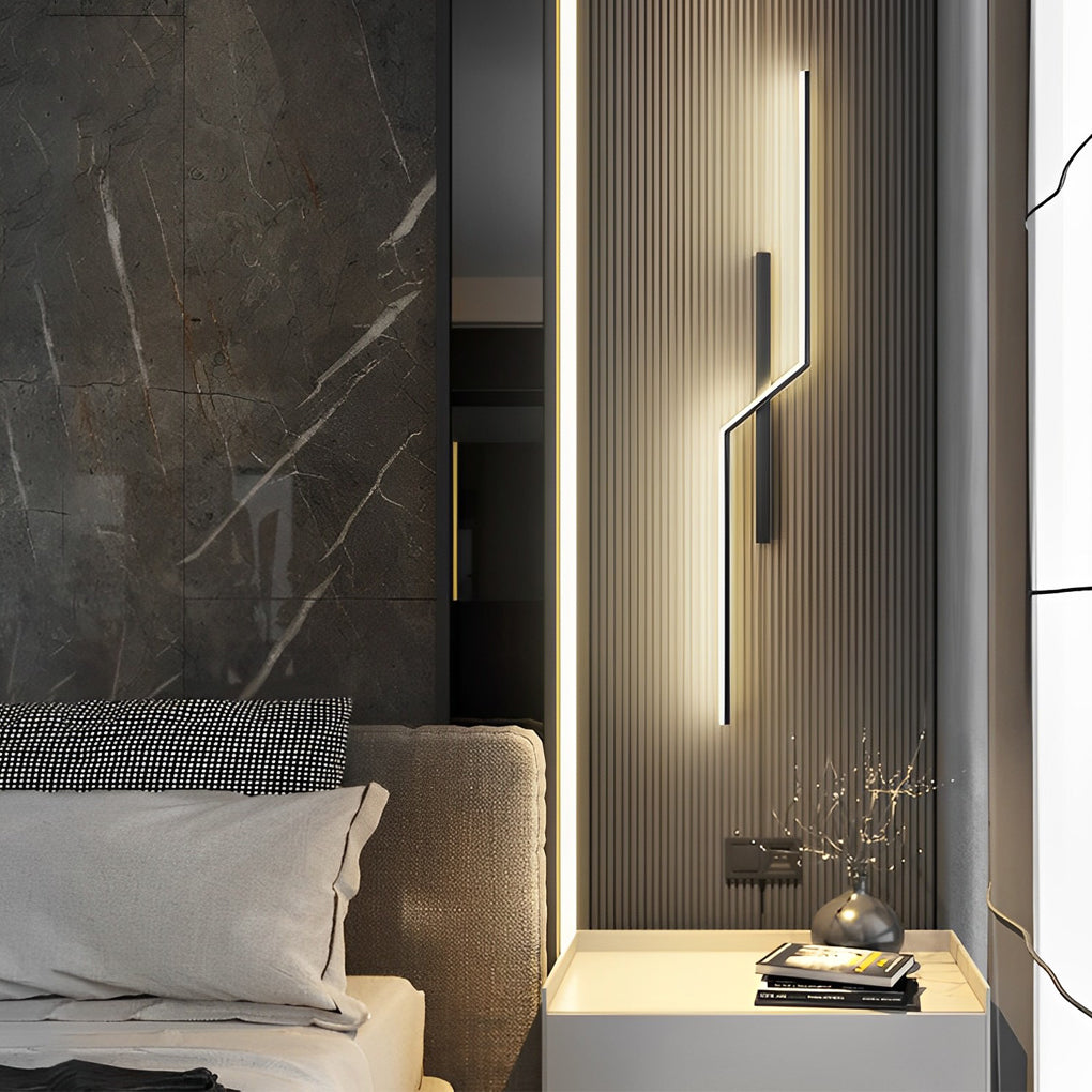 Lines Kreativ LED Moderne Minimalistische Wandlampe Dekorative Wandleuchten Beleuchtung
