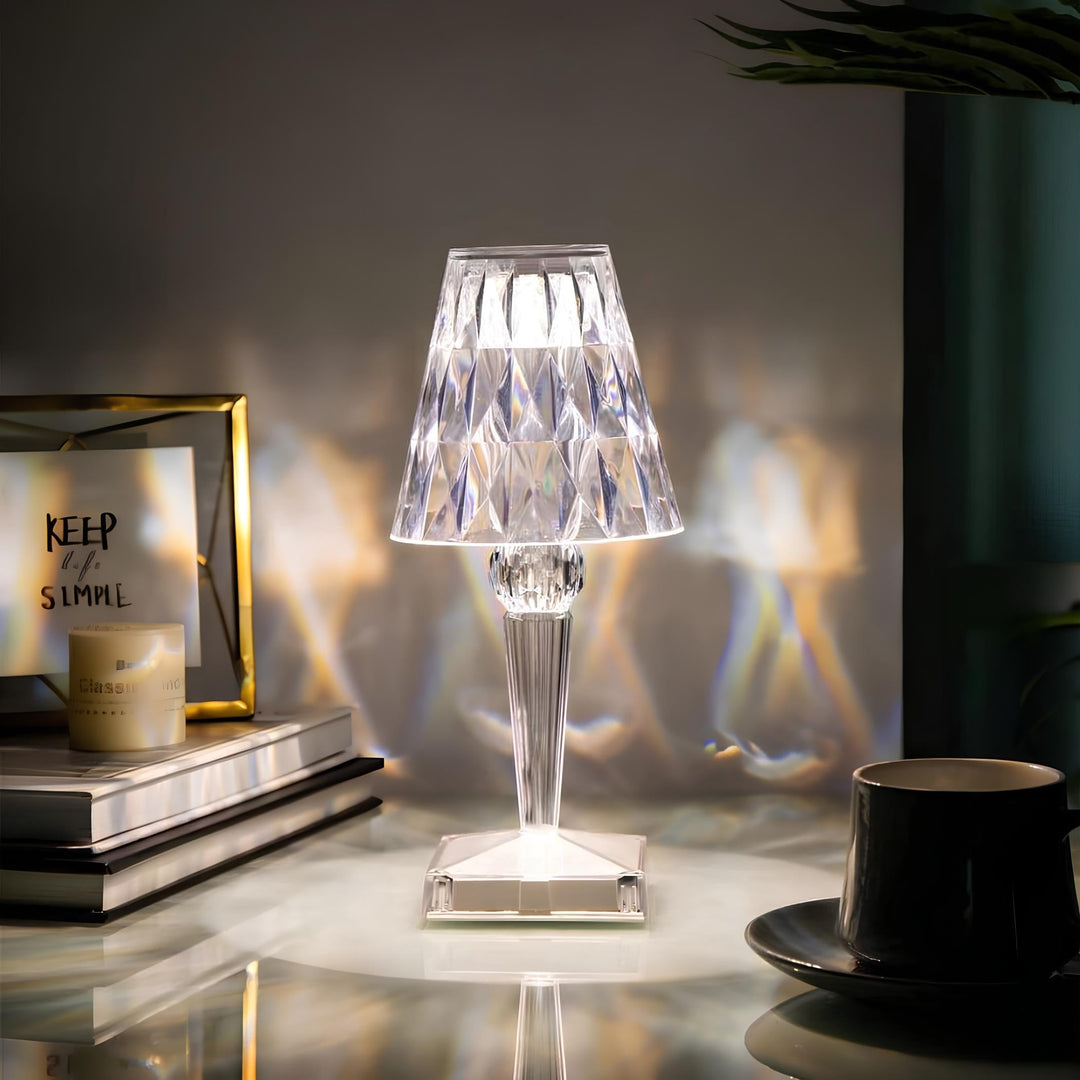 Glänzende Kristalllampe