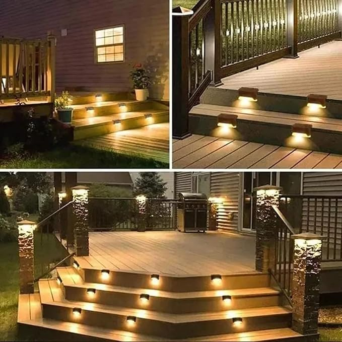 Outdoor Solar Zaunlichter LED Wandmontiert