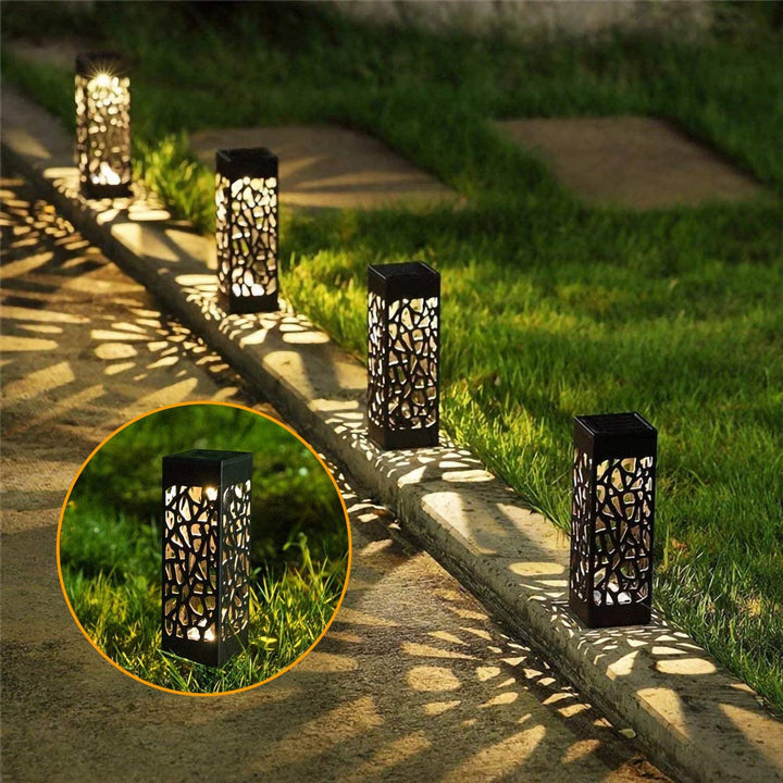 12X Solarleuchten LED Gehwegbeleuchtung Gartenbeleuchtung