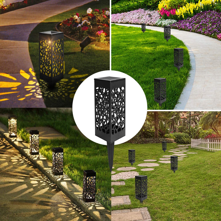 12X Solarleuchten LED Gehwegbeleuchtung Gartenbeleuchtung