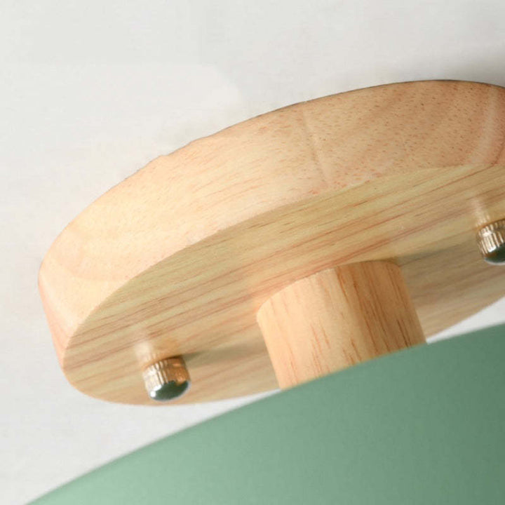 Stilvolle LED-Deckenlampe aus Holz und Acryl für Schlafzimmer, Esszimmer und Wohnzimmer