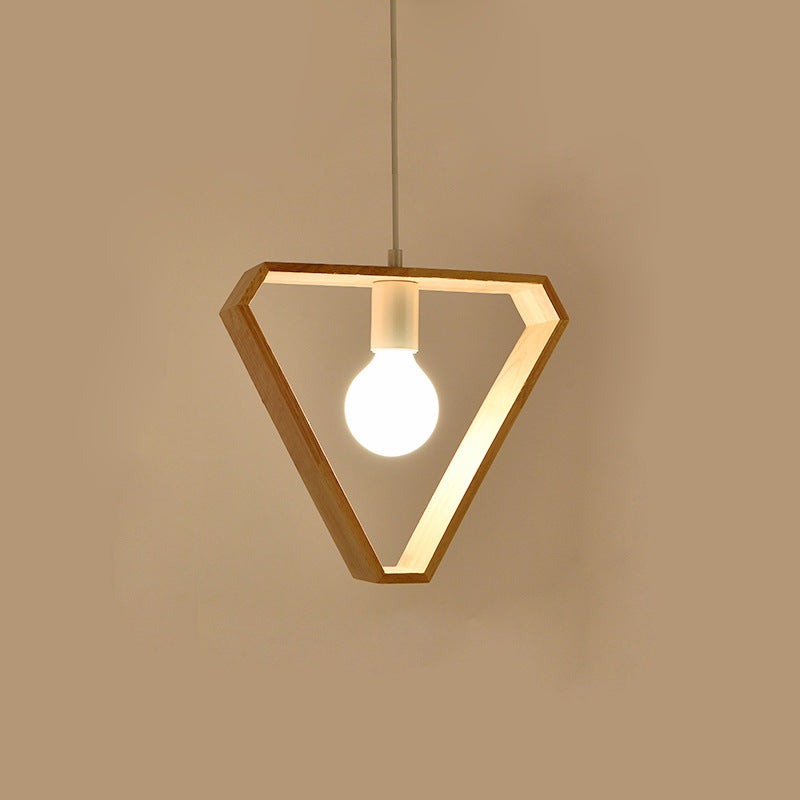 Geometrische Pendelleuchte