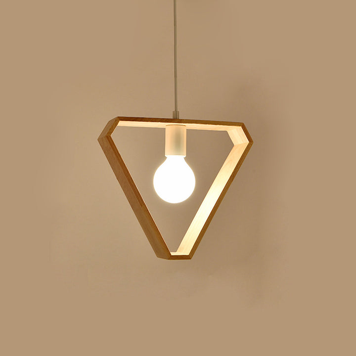 Geometrische Pendelleuchte
