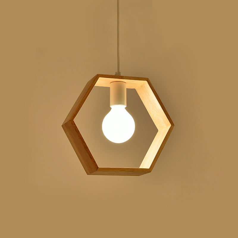 Geometrische Pendelleuchte