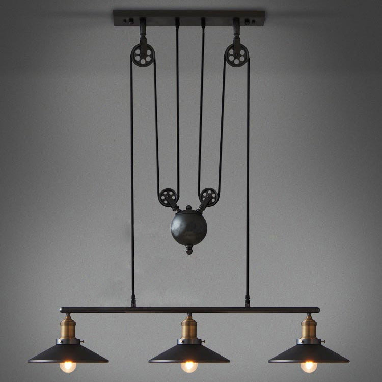 Vintage Industrielle Pendelleuchte