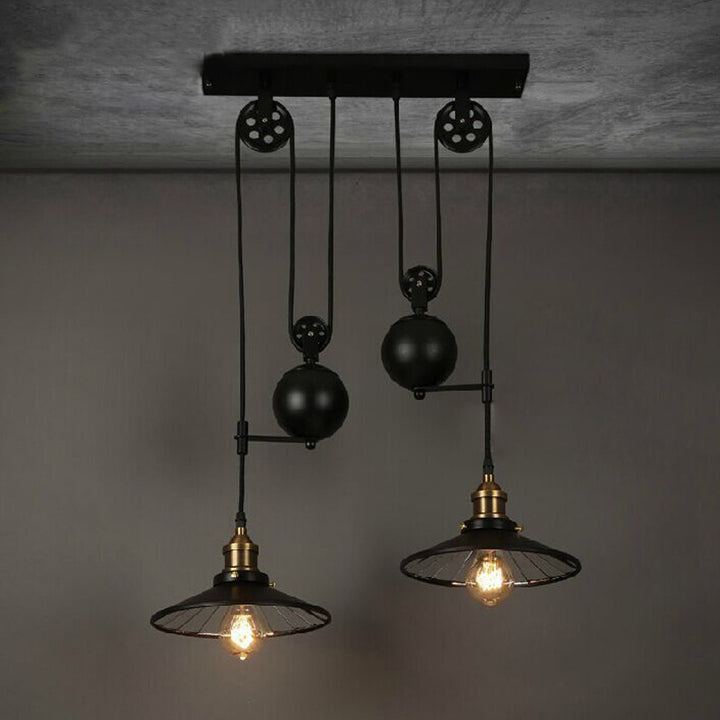 Vintage Industrielle Pendelleuchte