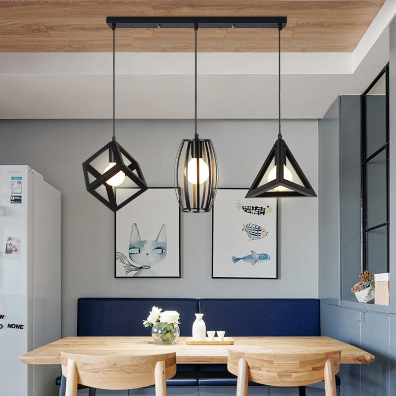 Moderne geometrische Pendelleuchte
