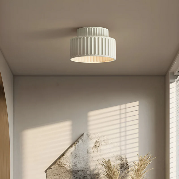 Moderne gerippte Deckenlampe